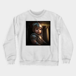 A Cute Gladiator Baby Crewneck Sweatshirt